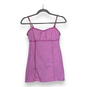 Lululemon Athletica Ariel Tank Top Womens Sleeveless Pink Activewear Sz 6